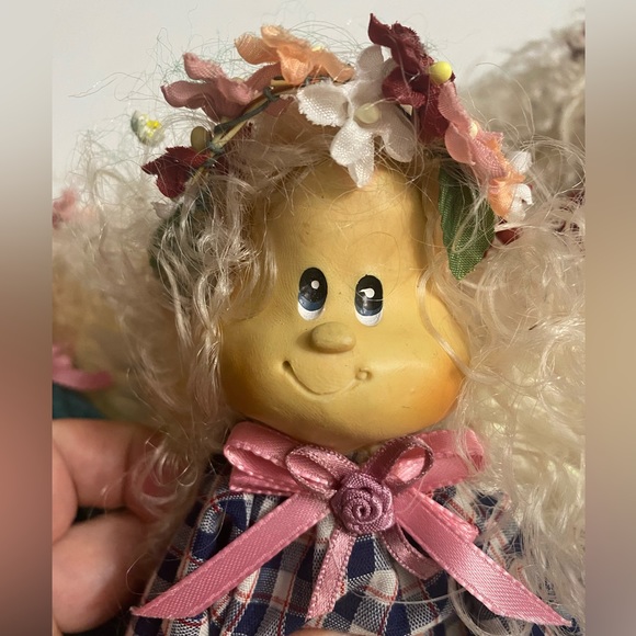 Set of 3 Angels Decor Handcrafted ceramic Holiday Decor Craft vintage - Picture 6 of 13